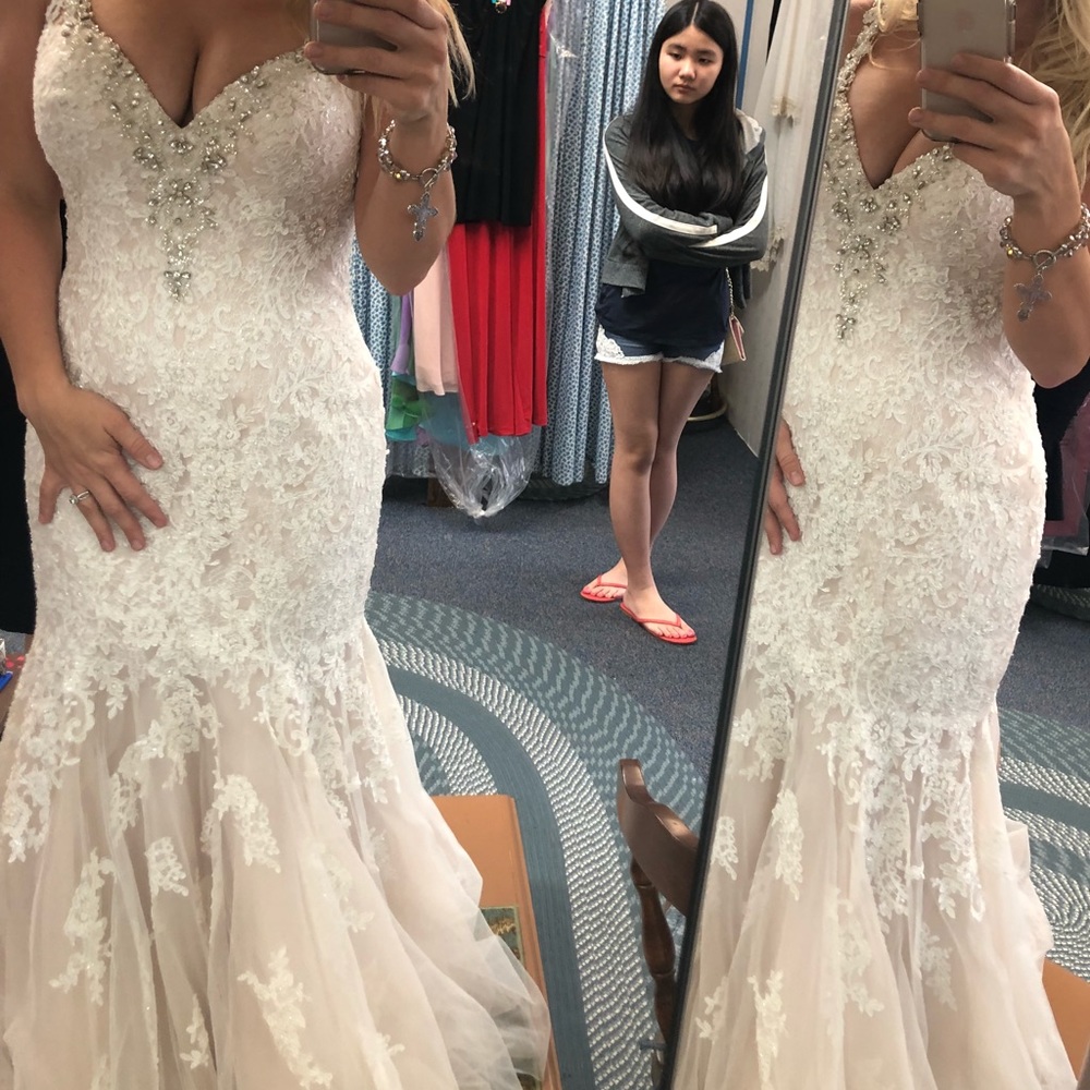 Beautiful Stella York wedding gown! Extra beading!